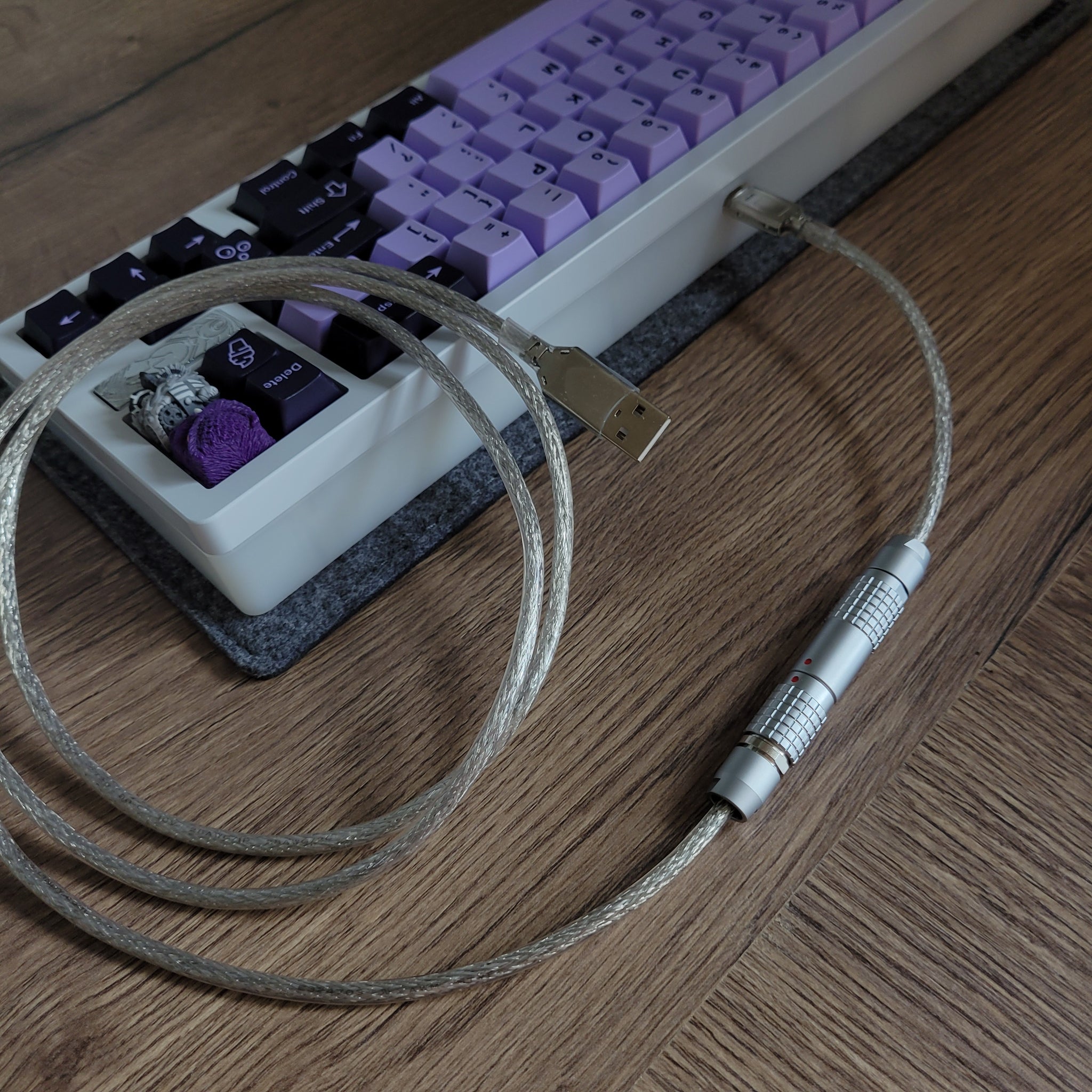 Lindy x LEMO artisan cable 自作キーボード Lindy x LEMO artisan cable 自作キーボード